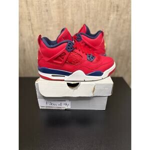 SZ 4y - Jordan Fiba 4 - Like New w/ replacement box, minor defects